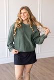 Corded Crew Sweatshirt- Pre-Order