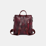 PU Leather Backpack Bag