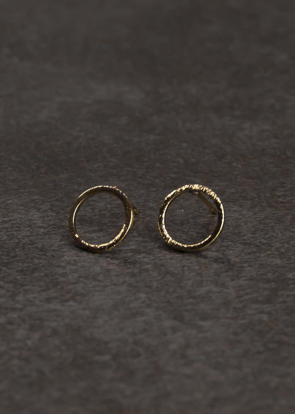 Circle Stud Earrings