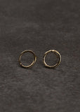 Circle Stud Earrings