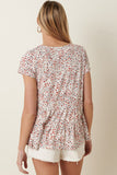 Speckled Tier Top