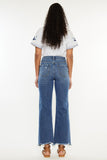 Kancan Full Size High Rise Slim Wide Leg Jeans