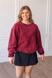 Corded Crew Sweatshirt- Pre-Order