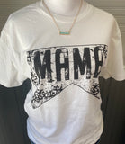 Mama Leopard Grunge Graphic Tee