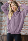 Reasonable Excuse ribbed pullover in Dusty Lavender