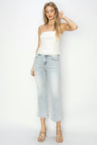 RISEN Full Size Mid Rise Cropped Flare Jeans