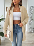 Open Front Long Sleeve Cardigan