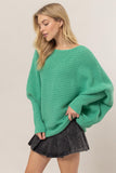 HYFVE Dolman Sleeve Oversized Sweater