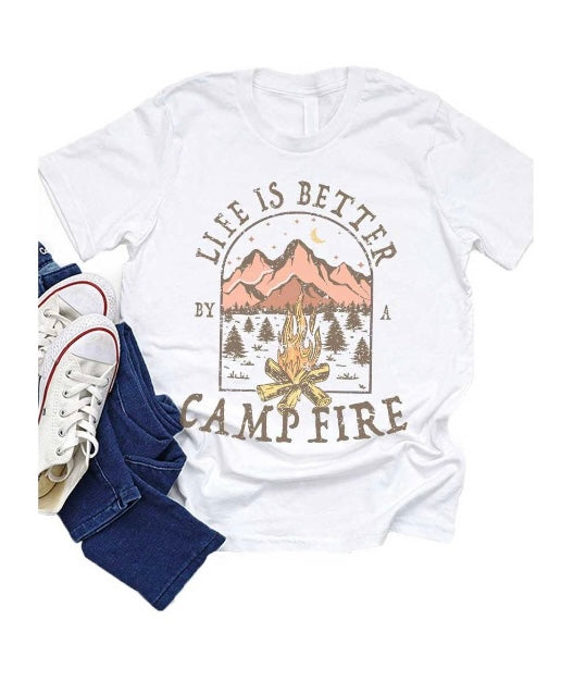 Kid’s Campfire graphic tee