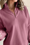 Half Zip Long Sleeve Sweatshirt