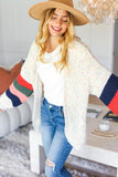 Haptics Full Size Color Block Open Front Cardigan