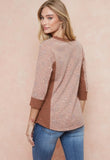 Rustic Floral Henley