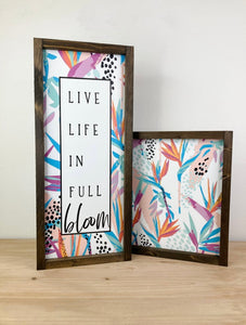 Bloom Sign (set of 2)