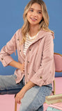 Bestie Jacket - Dusty Rose