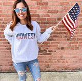 Midwest Patriotic & Proud Crewneck Sweatshirt