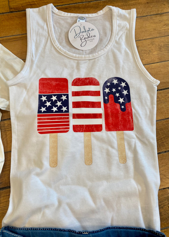 Popsicle girls tank