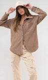 One Step Ahead Corduroy Jacket - Mocha