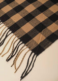 Checkered Plaid Pattern Scarf