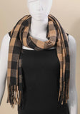 Checkered Plaid Pattern Scarf