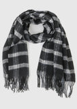 Plaid Fringe Winter Scarf - 2 Colors