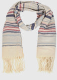 Striped Fringe Scarf - 2 Colors