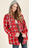 Rosy Cheeks plaid hoodie