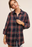 Santa's Helper Button Down flannel