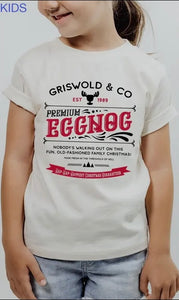 Griswold Eggnog Kids Graphic Tee