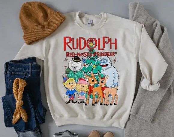 Rudolph & Friends graphic sweatshirt