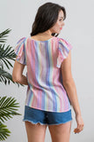 Feeling Fine striped top