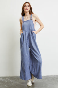 HEYSON Full Size Wide Leg Overalls with Pockets