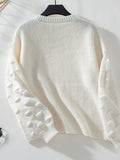 Round Neck Drop Shoulder Sweater