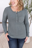 Evergreen Mist Henley