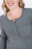 Evergreen Mist Henley