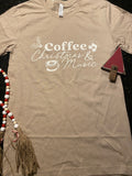 Coffee & Christmas Music tee