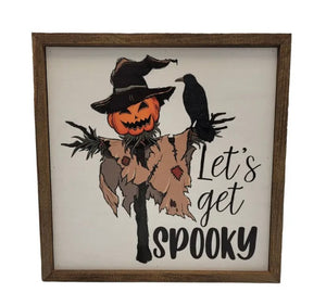 Let’s Get Spooky 10x10 sign