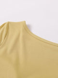 Square Neck Short Sleeve T-Shirt