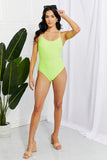 Marina West Swim High Tide One-Piece in Lemon-Lime