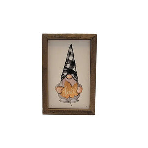 Fall Gnome-Leaf 6x4 sign