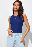 Solid Round Neck Tank