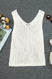 V-Neck Wide Strap Knit Vest