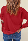 Sequin Football Patch Sweatshirt