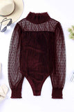 Mesh Long Sleeve Bodysuit