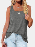 Heathered Square Neck Tank