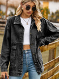 Dropped Shoulder Denim Jacket