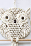 Hand-Woven Owl Macrame Wall Hanging