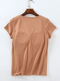 Round Neck Short Sleeve T-Shirt