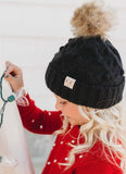 Kids Pom Beanie