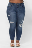 Mid-Rise Vintage Cut Off Judy Blue jeans