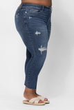 Mid-Rise Vintage Cut Off Judy Blue jeans